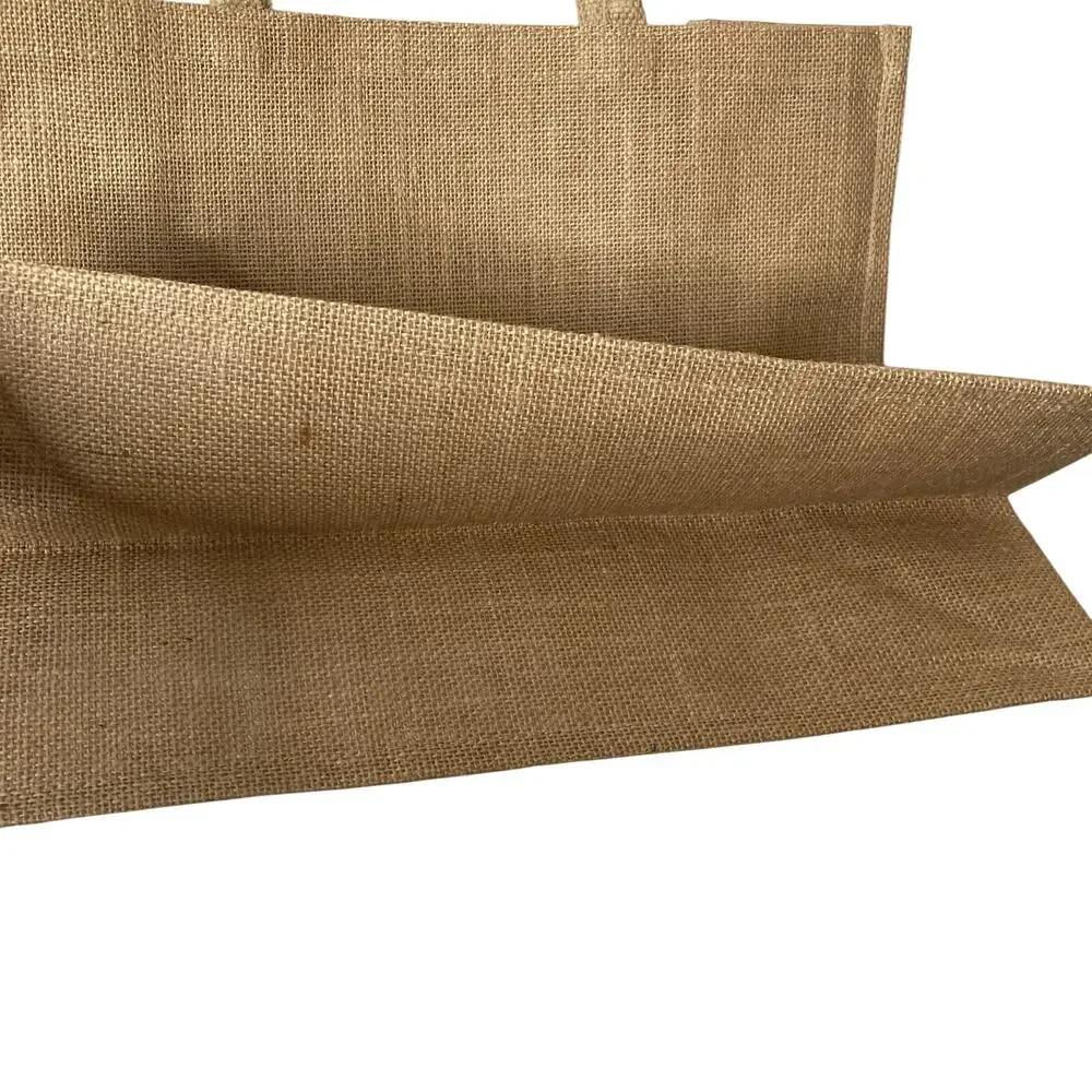 O'Neill Tote Bag Tan Jute Burlap Logo Surf Beach Shopper Reusable Y2K